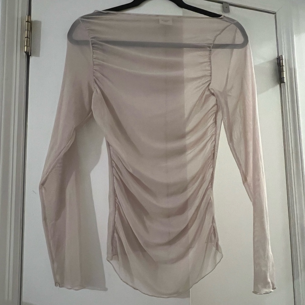 Sheer Abercrombie & Fitch top